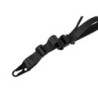 Adjustable 2-point Tactical Sling with Padding - Black