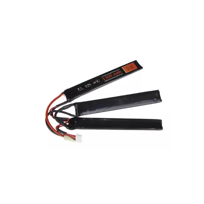 LiPo 11,1V 1300mAh 15/30C three-module battery