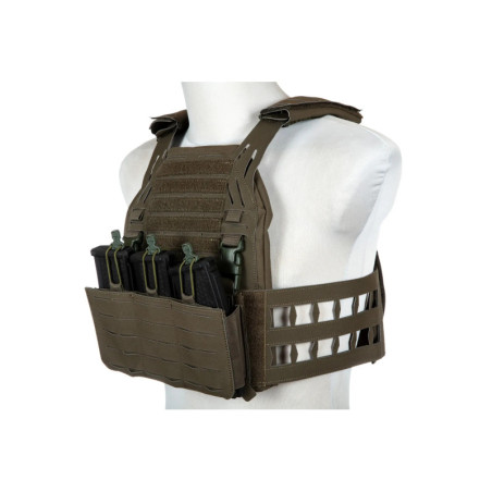 Laser-Cut plate carrier Stegadon - Olive