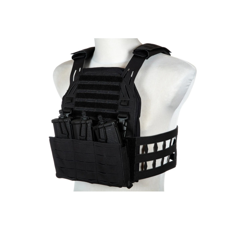 Laser-Cut plate carrier Stegadon - Black