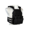 Laser-Cut plate carrier Stegadon - Black