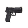 WE F18 Compact Green Gas Pistol replica Black