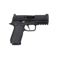 WE F18 Compact Green Gas Pistol replica Black