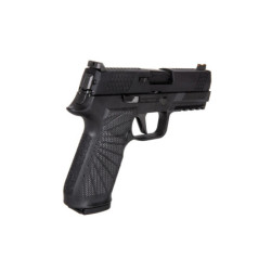 WE F18 Compact Green Gas Pistol replica Black