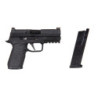 WE F18 Compact Green Gas Pistol replica Black