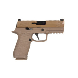 WE F18 Compact Green Gas Pistol replica TAN