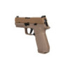 WE F18 Compact Green Gas Pistol replica TAN