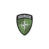 PVC patch - NATO shield - Green