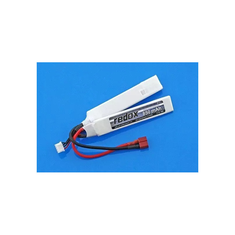 Akumulator Redox LiPo 850 mAh 11,1V 20C (rozdzielony)