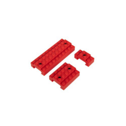 Rail covers RIS blocks - Red