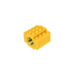 Threaded cap 14mm CCW Pads - Yellow