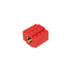 Threaded cap 14mm CCW Pads - Red