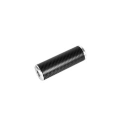 Carbon Silencer 30x100mm - Silver