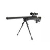 Warrior I  sniper rifle replica (with scope and bipod) - black