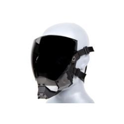 Cyberpunk Commander Mask – Black