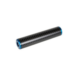 Carbon Silencer 30x150mm - Blue