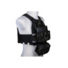 FCS-type tactical waistcoat with MK Chest Rig - Multicam Black