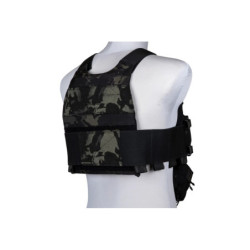 FCS-type tactical waistcoat with MK Chest Rig - Multicam Black