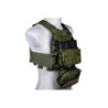 FCS-type tactical waistcoat with MK Chest Rig - Multicam Tropic