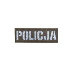 POLICE Reflective badge - Ranger Green