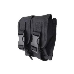 Double grenade pouch   -  BLACK