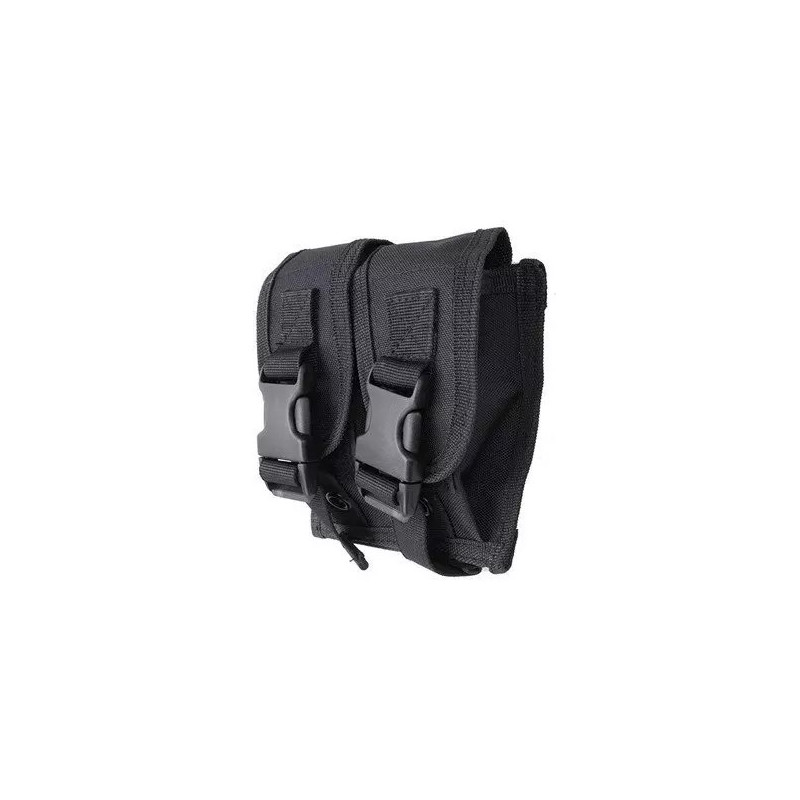 Double grenade pouch   -  BLACK