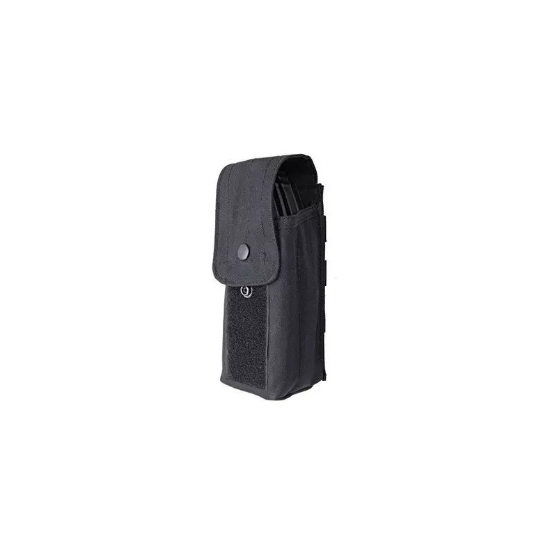 Single Pouch for 2 AK Magazines - Black