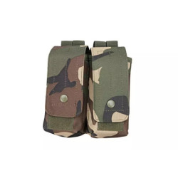 Double AK magazine pouch - woodland