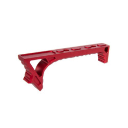 Angled Hand Stop Grip for Keymod Rail, Red