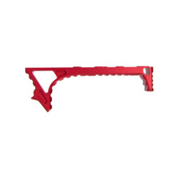 Angled Hand Stop Grip for Keymod Rail, Red