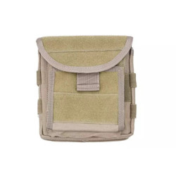 Administration panel with map pouch - sand