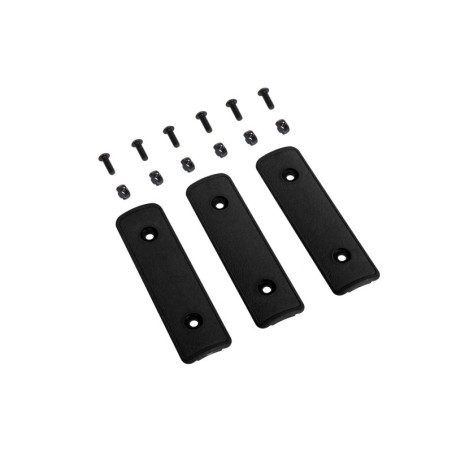 Protection panels for KeyMod & M-LOK rails Black
