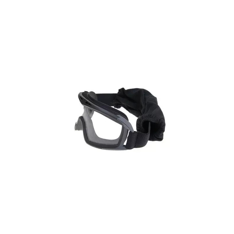 Low-profile goggles with glasses – BLACK