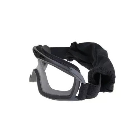 Low-profile goggles with glasses – BLACK