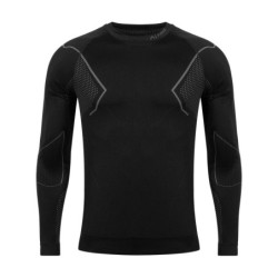 Men's Alpinus Active Base Layer thermal sweatshirt Black and grey